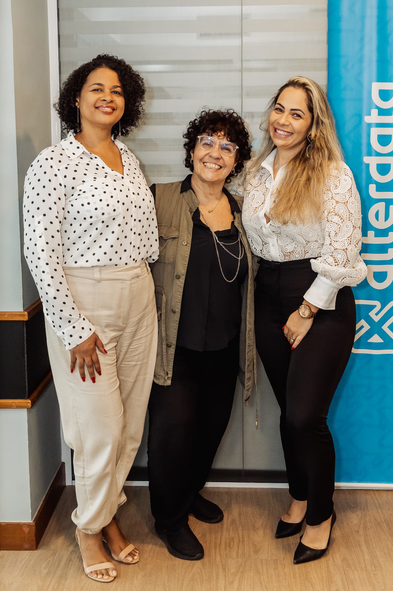 Convidadas no evento na Alterdata